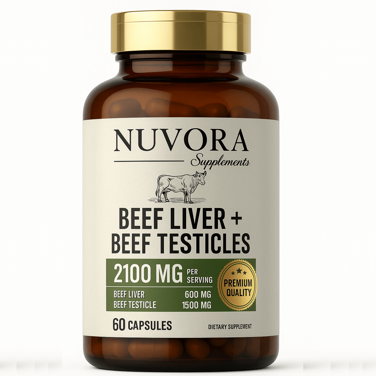 Nuvora® - Συμπλήρωμα Βοείου Συκωτιού & Βοείων Όρχεων